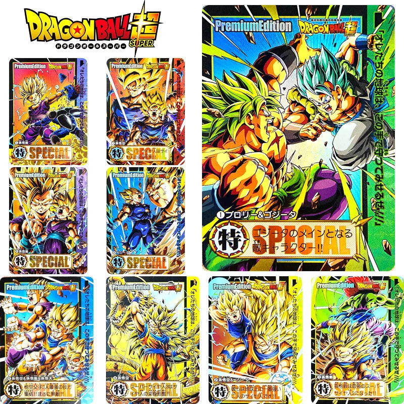 9Pcs/set Dragon Ball Super Son Goku Kakarotto DIY Homemade Bronzing Anime Collection Flash Card Christmas Birthday Gift Toys 9Pcs/set Dragon Ball Super Son Goku Kakarotto DIY Homemade Bronzing Anime Collection Flash Card Christmas Birthday Gift Toys